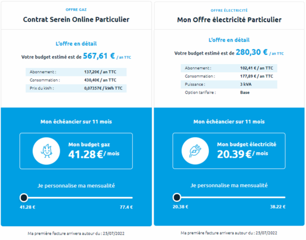 souscrire offre gaz electricite